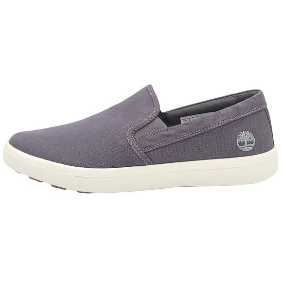 Timberland Men Ashwood Park EK+ Slip On Sneakers US 11.5M Dark Grey Canvas